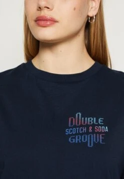 Scotch & Soda Double Groove Regular Fit - T-Shirt Imprimé - Night -ESPRIT Soldes bf3645e966f543879dd14d33f3a00cca