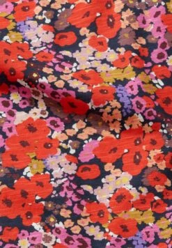 ESPRIT Mit Floralem Allover-Muster - T-Shirt Imprimé - Navy -ESPRIT Soldes c3a13d6c72a245e6b3516b0811b4a49e