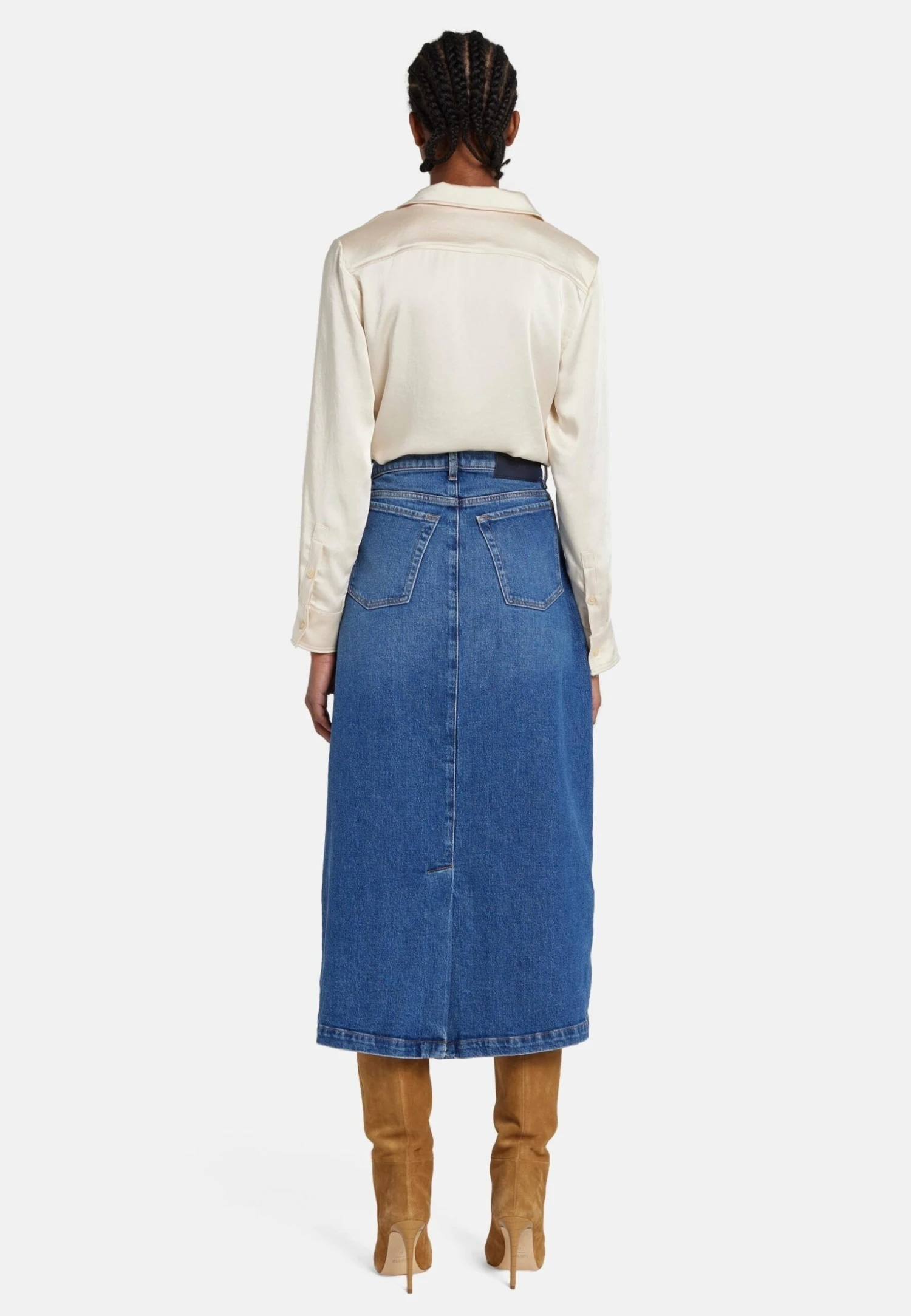 7 For All Mankind Classic - Jupe Trapèze - Dark Blue 5 7 For All Mankind Classic - Jupe Trapèze - Dark Blue – Image 3