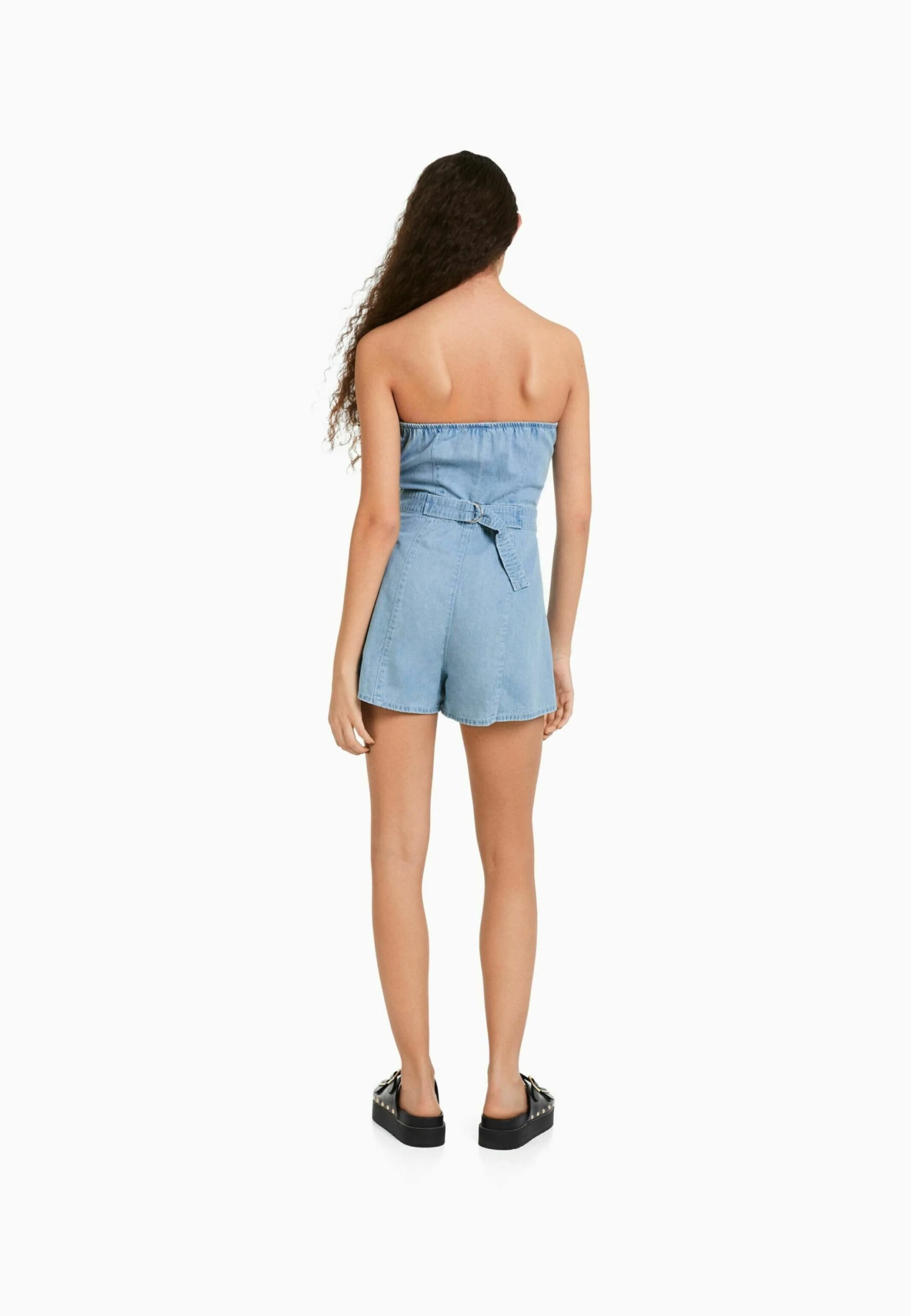 BERSHKA Combinaison - Light Blue Denim 5 BERSHKA Combinaison - Light Blue Denim – Image 3