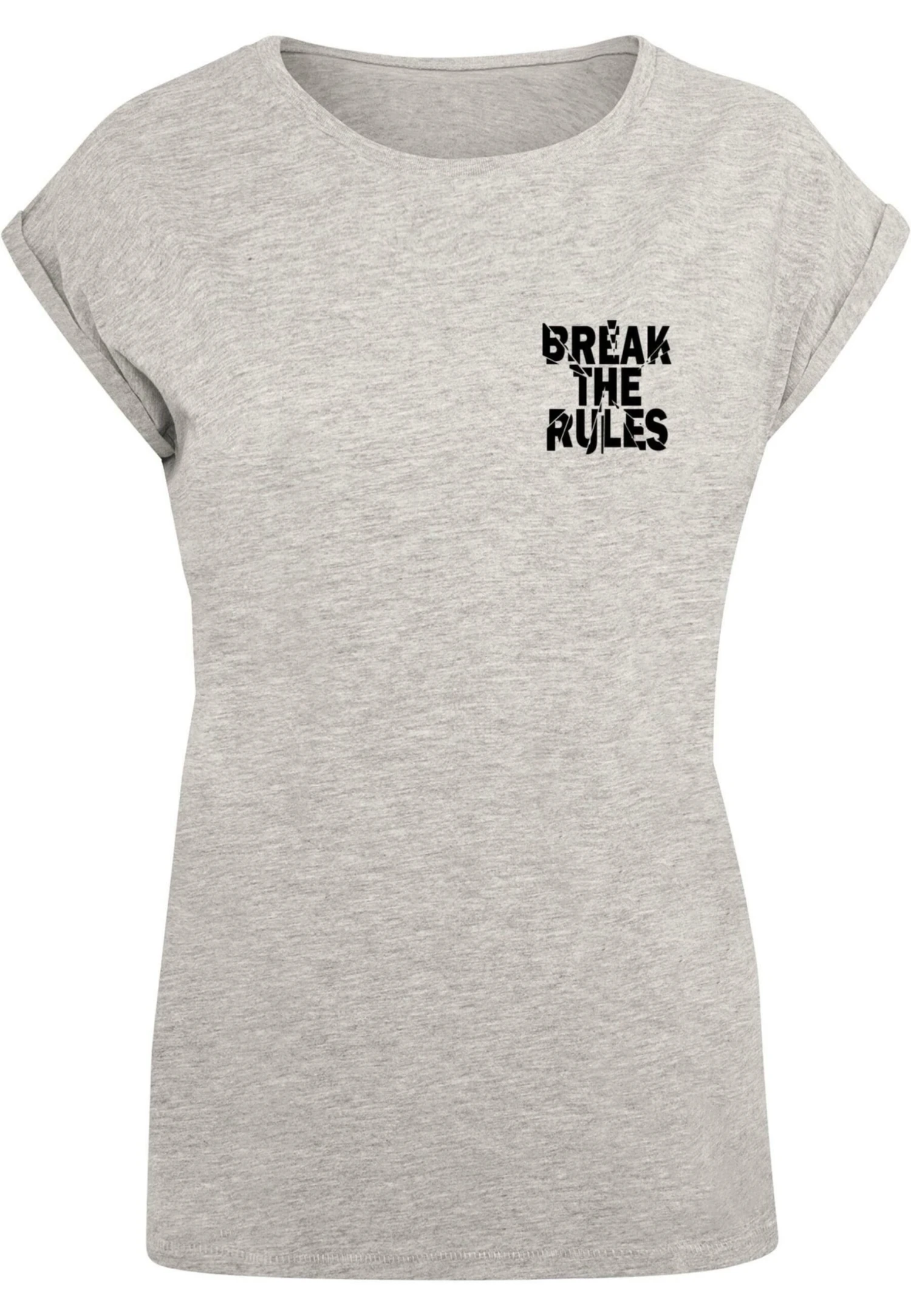 Break The Rules 2 - T-Shirt Imprimé - Heather Grey 7 Break The Rules 2 - T-Shirt Imprimé - Heather Grey – Image 5