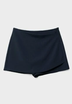 Stradivarius Wrap 01285128 - Jupe Trapèze - Dark Blue -ESPRIT Soldes cbe888cd0b25463d990d29a55aa94b8d