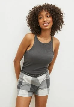 Next Blend Set 2 Pack - Pyjama - Black/White Check