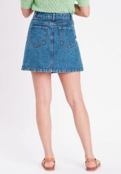 Jupe Trapèze - Denim Stone 9 Jupe Trapèze - Denim Stone -ESPRIT Soldes d81579474a7c4b4dac4ebc0ef9791dc0