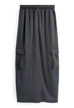 Next Cargo Drawstring Waist - Jupe Longue - Charcoal Grey -ESPRIT Soldes d8b78f61364b4f0eb52c841f14caddce