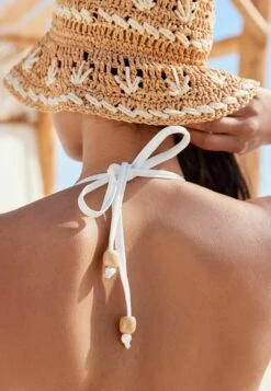 Next Embroidered Standard - Haut De Bikini - Ecru Cream -ESPRIT Soldes de773abc1a1a4c43b3608abfc3cff5a7