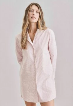 Seidensticker Chemise De Nuit / Nuisette - Dusty Rose Stripes