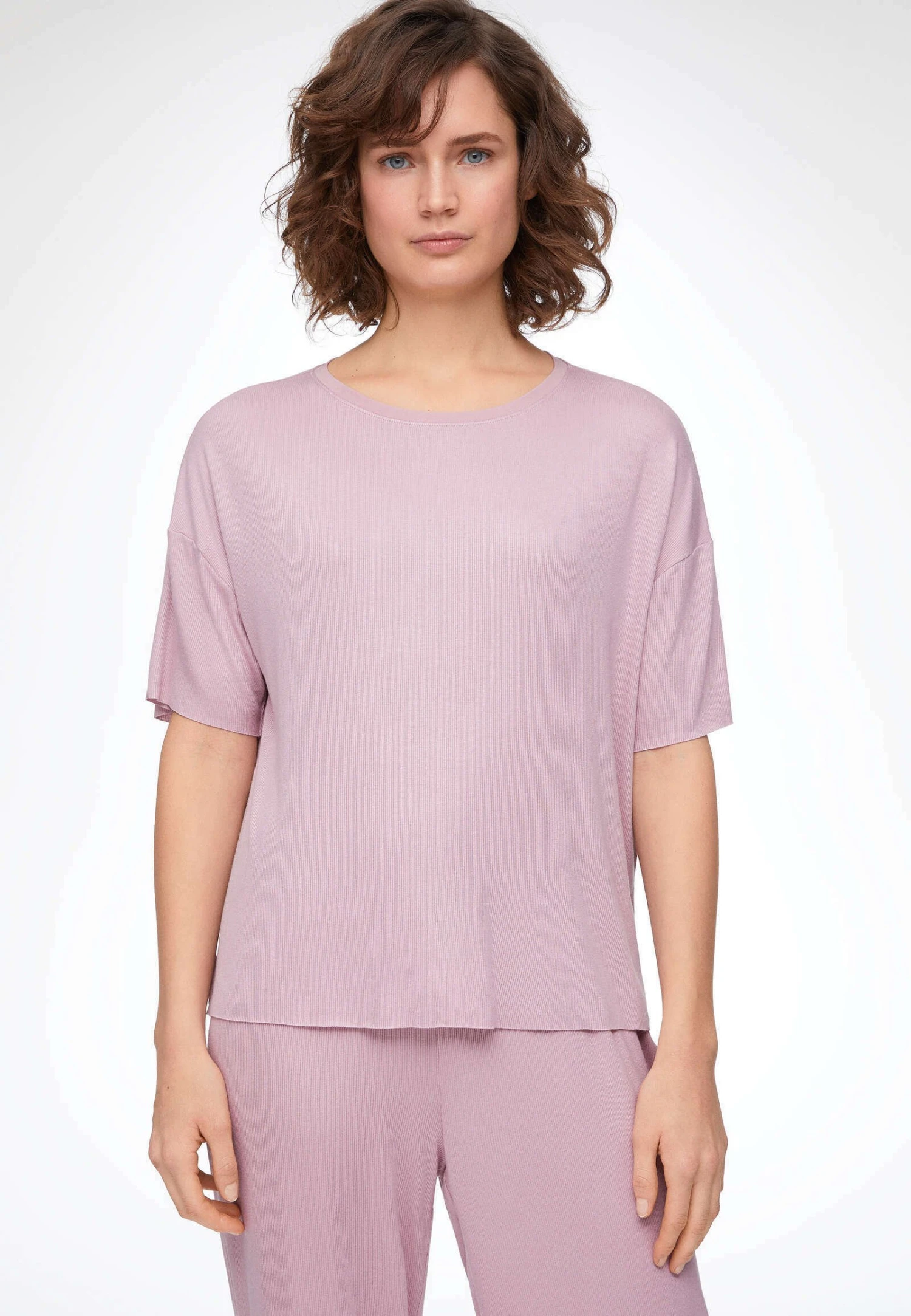 Oysho Short Sleeved - Haut De Pyjama - Pink 3 Oysho Short Sleeved - Haut De Pyjama - Pink