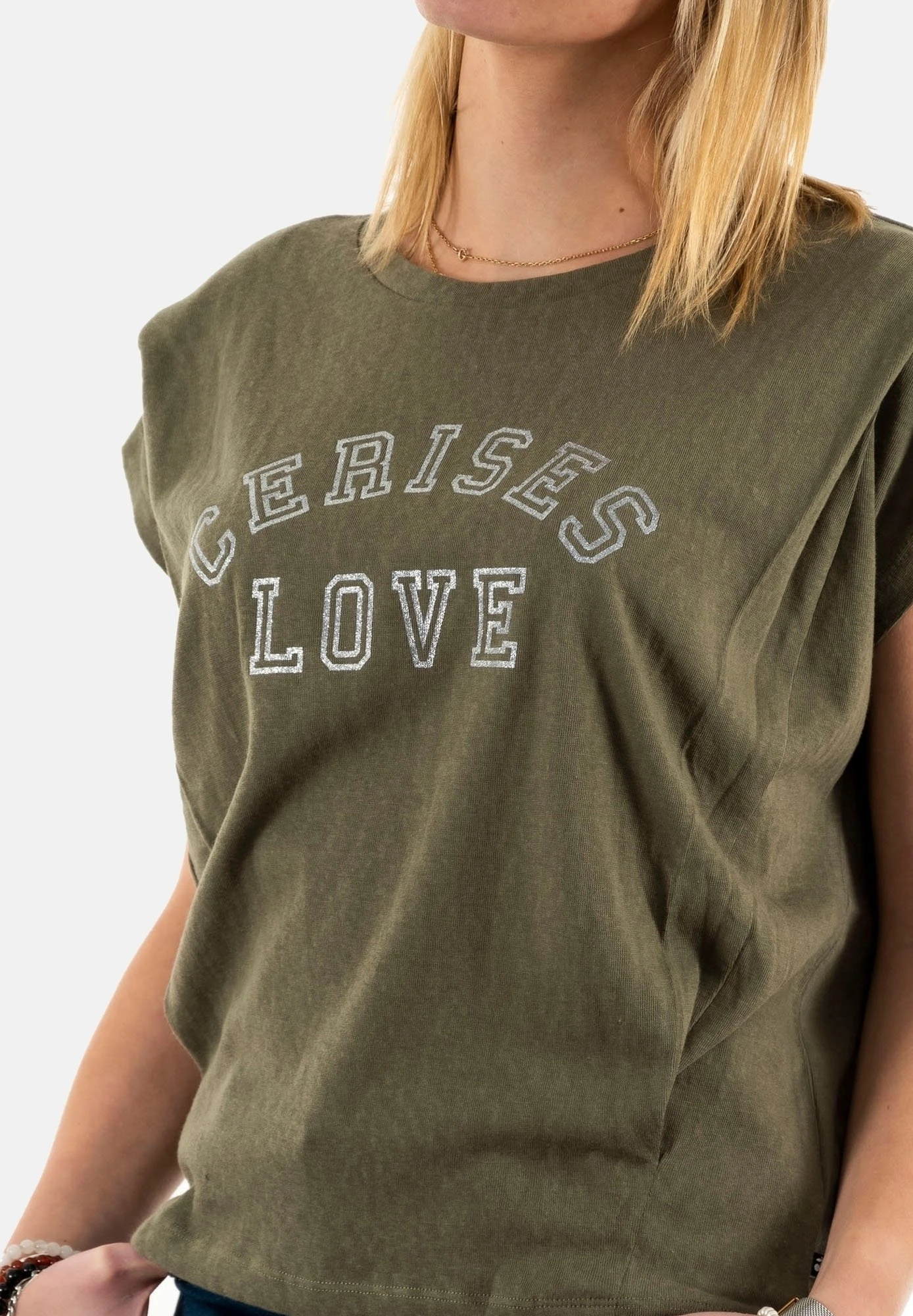 LE TEMPS DES CERISES T-Shirt Imprimé - Vert 5 LE TEMPS DES CERISES T-Shirt Imprimé - Vert – Image 3