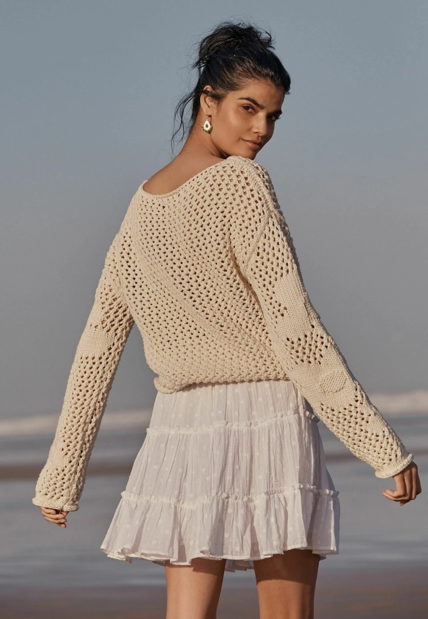 Next Standard - Jupe Trapèze - White Texture 5 Next Standard - Jupe Trapèze - White Texture – Image 3