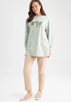 DeFacto T-Shirt À Manches Longues - Turquoise -ESPRIT Soldes f0550ff5a70547a0b59eae79091cb7af