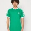 Adidas Originals 3 Stripes Tee Unisex - T-Shirt Imprimé - Green