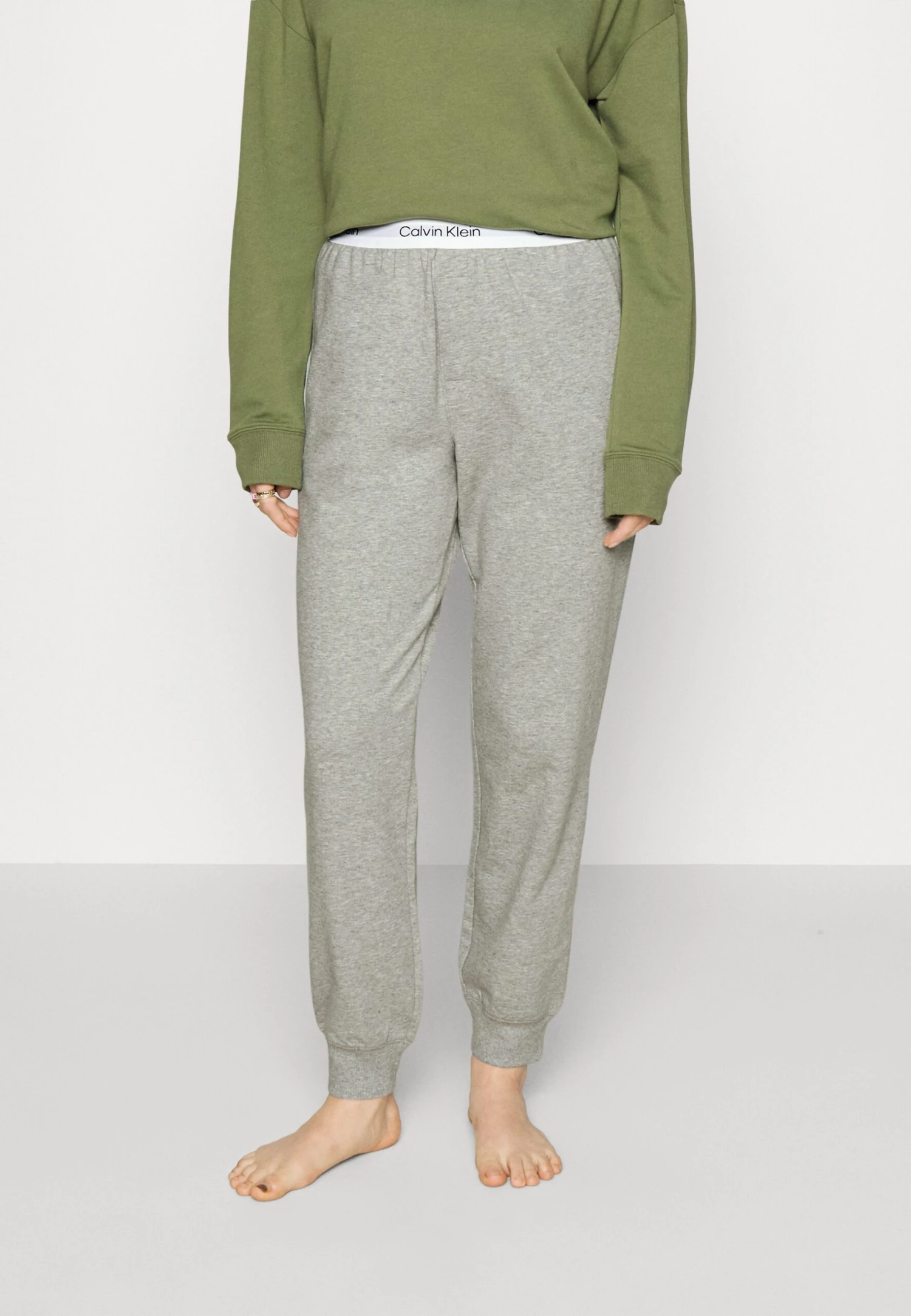 CALVIN KLEIN UNDERWEAR Jogger - Bas De Pyjama - Grey Heather 3 CALVIN KLEIN UNDERWEAR Jogger - Bas De Pyjama - Grey Heather