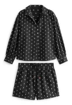 Next Embroidered Button Through Standard - Pyjama - Black 15 Next Embroidered Button Through Standard - Pyjama - Black -ESPRIT Soldes f89ec8bbc4c342ce936bb39cbe67658e