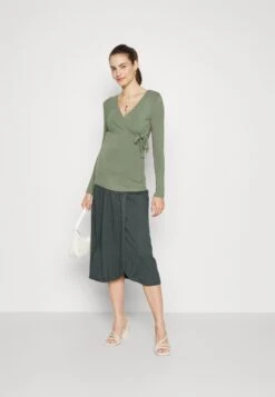 Maternity Basic Midi Skirt - Jupe Crayon - Light Green -ESPRIT Soldes fb02a1787f804c3ba7d287ca2e355216