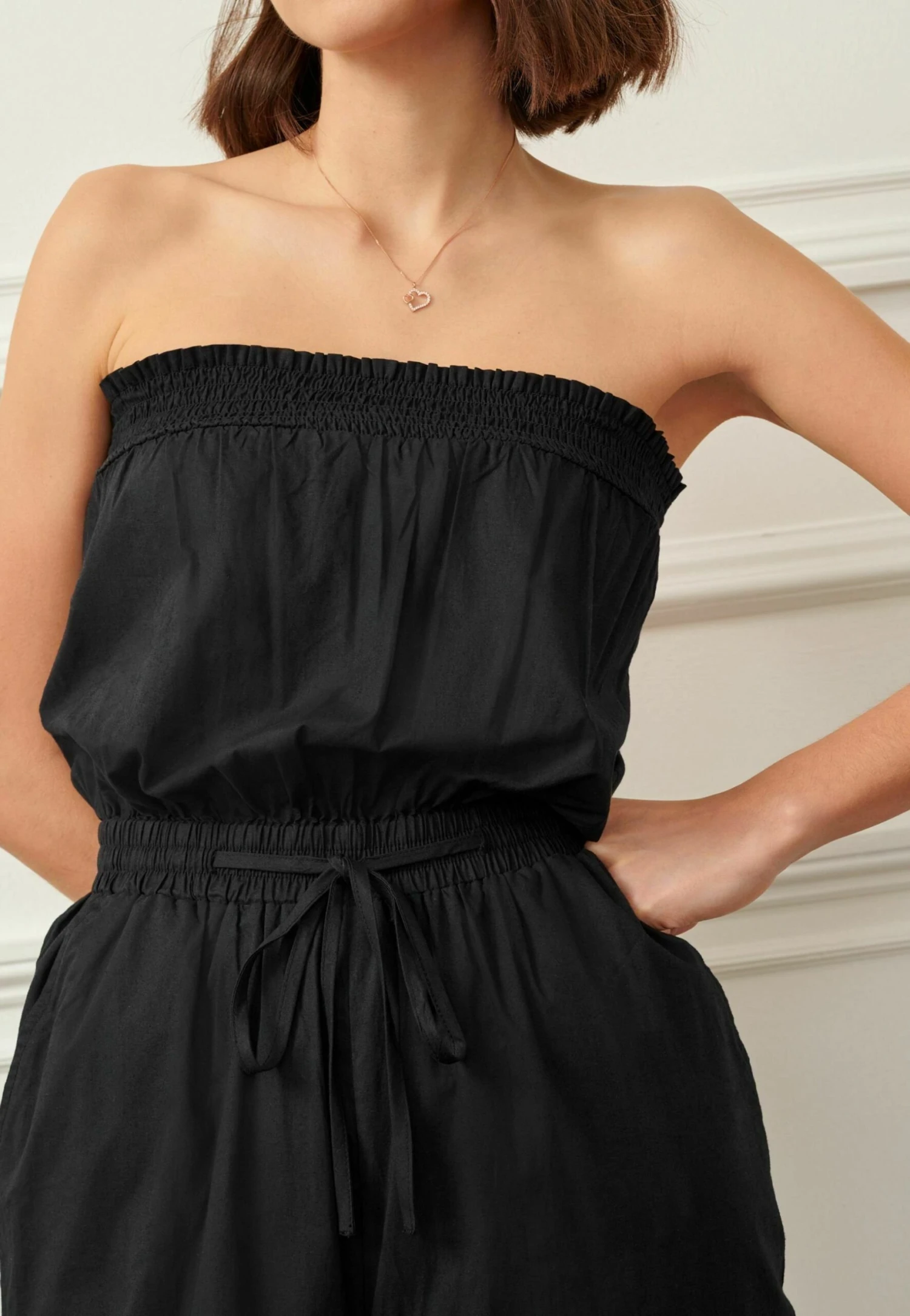 Next Cargo Strapless Standard - Combinaison - Stone Light Grey 5 Next Cargo Strapless Standard - Combinaison - Stone Light Grey – Image 3